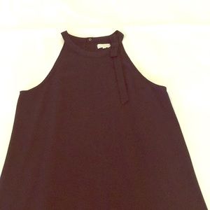 MudPie Black Dress with Bow at Neck